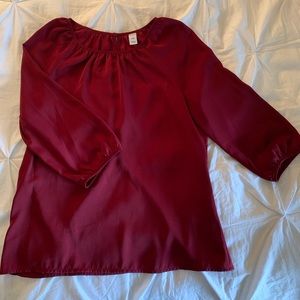 Old Navy Maroon Blouse